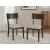 Mallenette Dining Side Chair | Merlot Wood & Upholstered