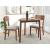 Tameride Upholstered Dining Side Chair | Warm Brown Finish