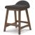 Lyncott Wood Barstool - Upholstered High Back Stool | Sohomod
