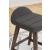 Lyncott Wood Barstool - Upholstered High Back Stool | Sohomod