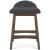 Lyncott Wood Barstool - Upholstered High Back Stool | Sohomod
