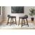 Lyncott Wood Barstool - Upholstered High Back Stool | Sohomod