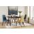 Lyncott Brown Extendable Wood Dining Table with Butterfly Leaf