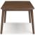 Lyncott Brown Extendable Wood Dining Table with Butterfly Leaf