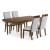 Lyncott Mid-Century Modern Dining Side Chair | Beige & Brown