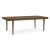 Lyncott Wood Extendable Dining Table - Brown Mid-Century Style