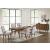 Lyncott Wood Extendable Dining Table - Brown Mid-Century Style