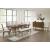 Lyncott Wood Extendable Dining Table - Brown Mid-Century Style