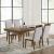 Lyncott Wood Extendable Dining Table - Brown Mid-Century Style