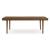 Lyncott Wood Extendable Dining Table - Brown Mid-Century Style