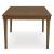 Lyncott Wood Extendable Dining Table - Brown Mid-Century Style