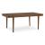 Lyncott Wood Extendable Dining Table - Brown Mid-Century Style