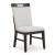 Neymorton Performance Fabric Dining Side Chair | Gray & Brown