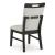 Neymorton Performance Fabric Dining Side Chair | Gray & Brown