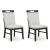 Neymorton Performance Fabric Dining Side Chair | Gray & Brown