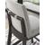 Neymorton Wood Barstool - Gray Upholstered 30