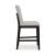 Neymorton Wood Barstool - Gray Upholstered 30