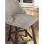 Neymorton Swivel Barstool - Gray Upholstered & Wood | Sohomod
