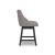 Neymorton Swivel Barstool - Gray Upholstered & Wood | Sohomod