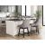 Neymorton Swivel Barstool - Gray Upholstered & Wood | Sohomod