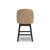 Neymorton Swivel Barstool - Black Faux Leather & Wood | Sohomod