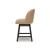 Neymorton Swivel Barstool - Black Faux Leather & Wood | Sohomod