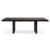 Neymorton Wood Extendable Dining Table - Seats 10 - Dark Brown