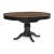 Clorazi Oval Extendable Dining Table - Black & Brown Wood