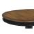 Clorazi Oval Extendable Dining Table - Black & Brown Wood