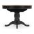 Clorazi Oval Butterfly Extendable Dining Room Set | Black & Brown