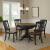 Clorazi Two-Tone Dining Side Chair | Black & Brown Finish