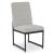Tomtyn Industrial-Modern Dining Side Chair | Light Brown Fabric