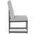 Tomtyn Industrial-Modern Dining Side Chair | Light Brown Fabric