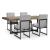 Tomtyn Extendable Dining Set - Light Brown & Metal | Ashley