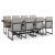 Tomtyn Industrial-Modern Dining Side Chair | Light Brown Fabric