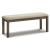 Moriville Upholstered Dining Room Bench | Beige & Gray-Brown