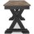 Wildenauer Extendable Dining Set - Brown & Black | Ashley