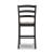 Wildenauer Wood Barstool - Black & Brown Rake Back Stool | Sohomod