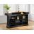 Wildenauer Home Bar Unit | Wood & Metal with Storage Drawers