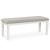 Robbinsdale Large Upholstered Dining Bench | Antique White