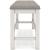 Robbinsdale Double Counter Bench - Antique White Wood | Sohomod