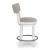 Robbinsdale Swivel Barstool - Dark Brown High Back Wood | Sohomod