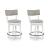 Robbinsdale Swivel Barstool - Dark Brown High Back Wood | Sohomod
