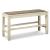 Bolanburg Upholstered Counter Height Bench - Antiqued White