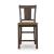 Rylandeen Wood Barstool - Two-Tone Rustic Bar Seating | Sohomod