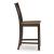 Rylandeen Wood Barstool - Two-Tone Rustic Bar Seating | Sohomod