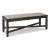 Tyler Creek Upholstered Dining Room Bench | Black & Grayish Brown