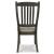 Tyler Creek Slat-Back Dining Side Chair | Black & Grayish-Brown