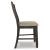 Tyler Creek Wood Barstool - Black & Gray High Back | Sohomod