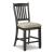 Tyler Creek Wood Barstool - Black & Gray High Back | Sohomod